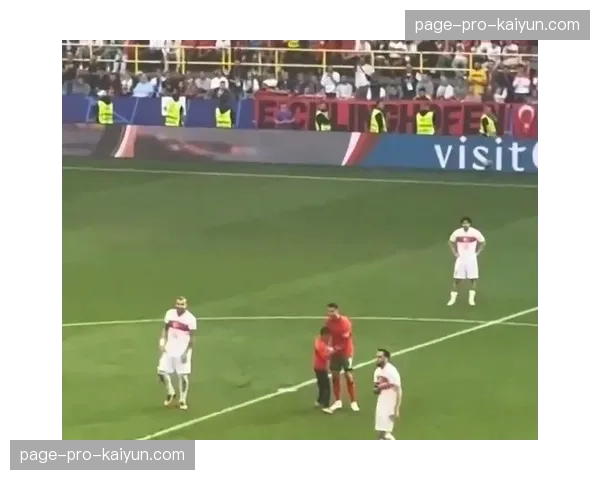 球迷冲入场内与C罗合影，被保安迅速带离